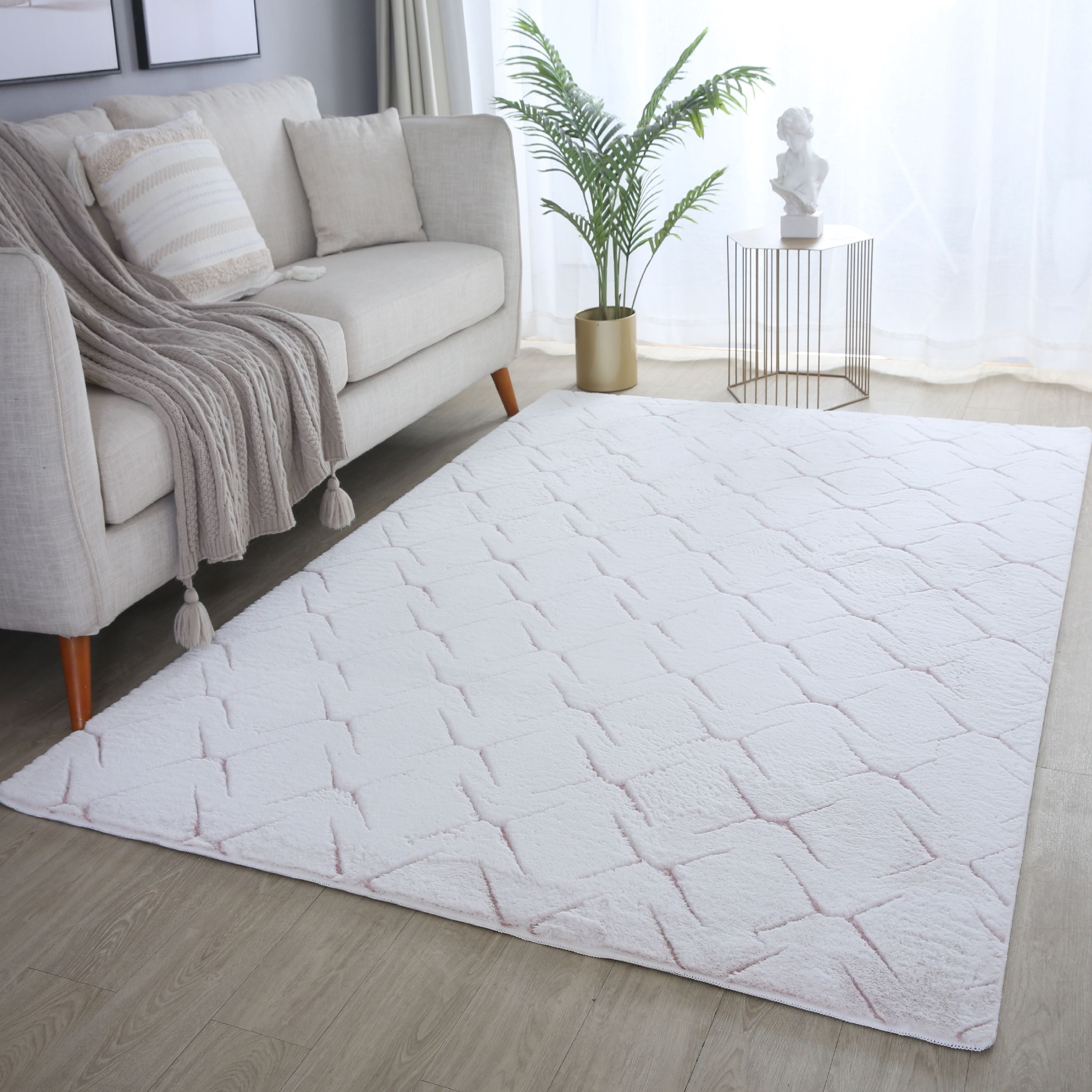 Carpettex Hochflor-Teppich Skandinavisches Design, Läufer, Höhe: günstig online kaufen
