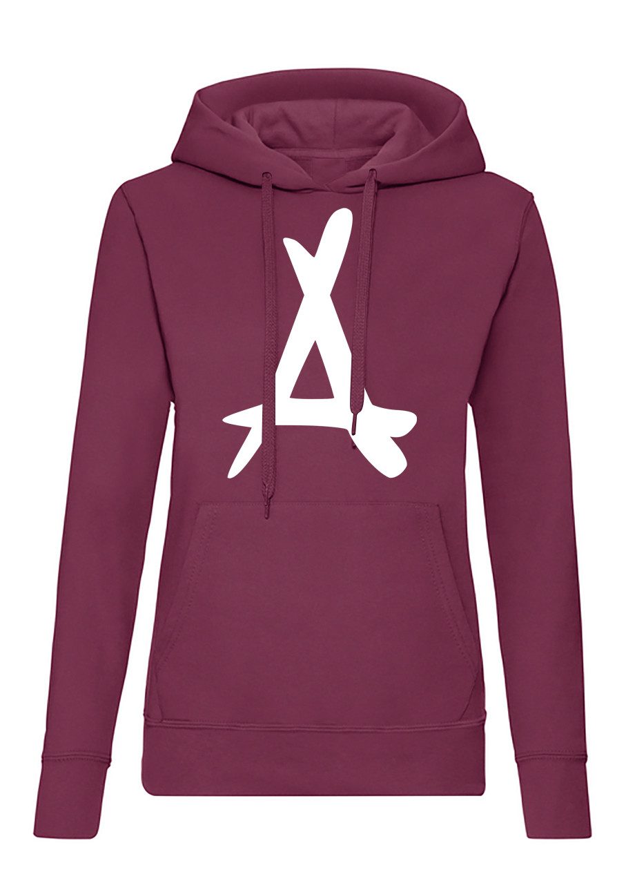 Hoodie Alumni Damen Hoodie Symbol Print Freizeit Kapuzenpullover Design Stil