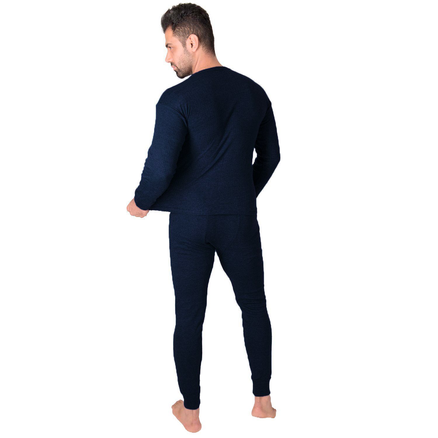 Black Snake Thermounterhemd cushy (Set, 3-St) 3x Set Blau + Thermounterwäsche Unterhemd Unterhose