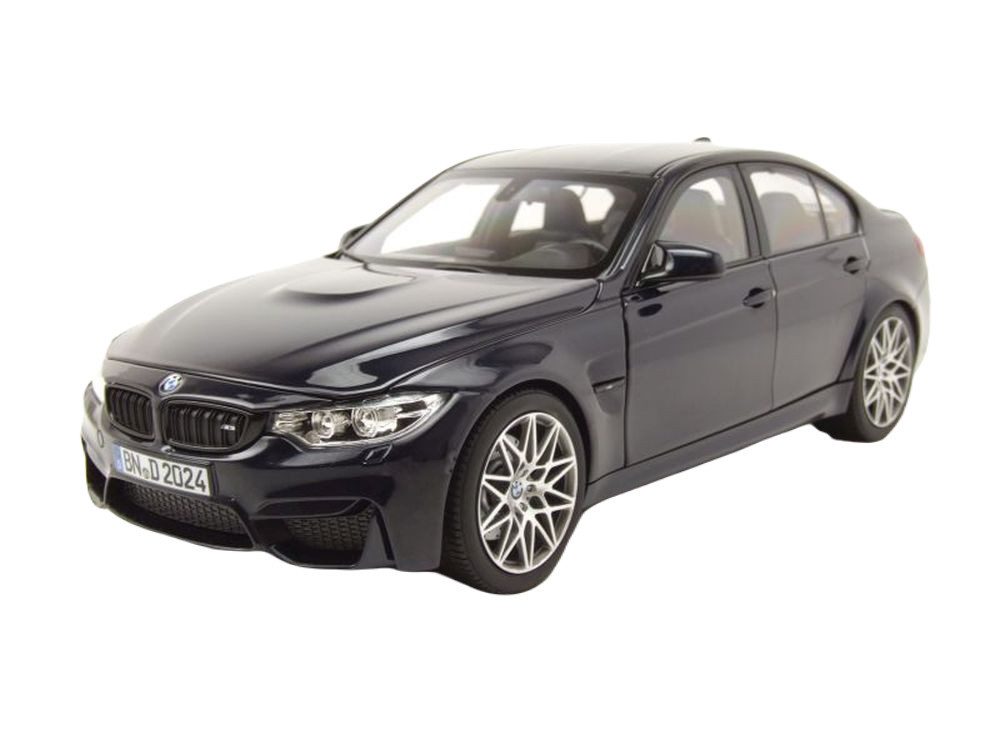 Norev Modellauto BMW M3 Competition 2017 blau metallic, Maßstab 1