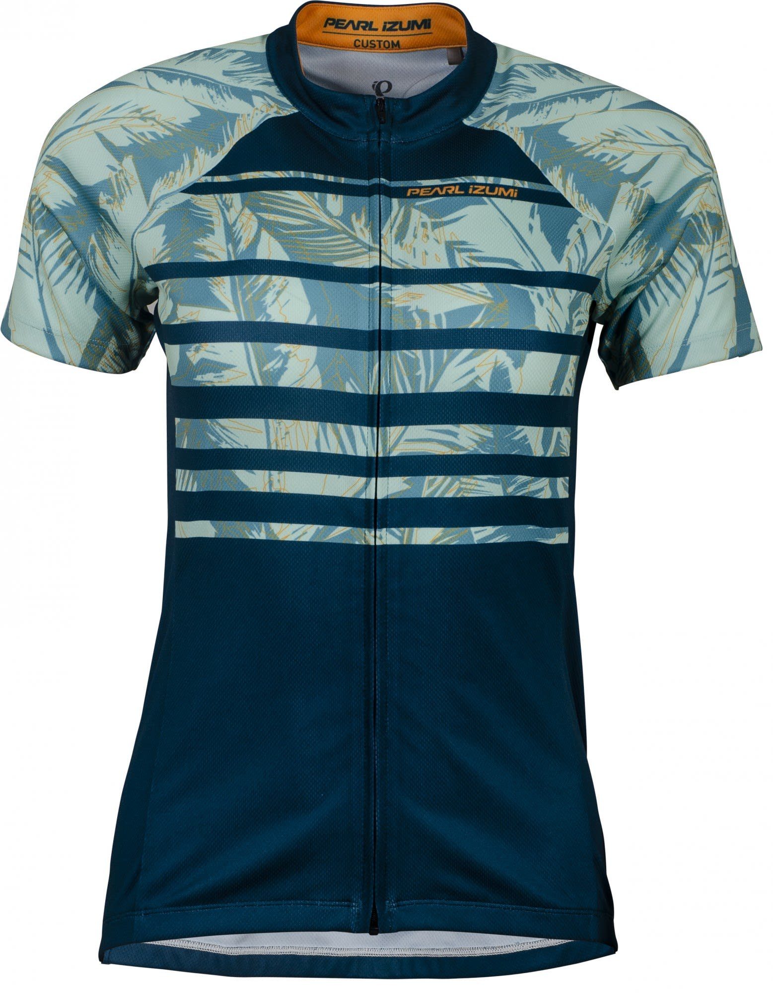Pearl Feather Bl Damen - Izumi - W Pearl Palm Kurzarm-Shirt Jersey Striped Bl Gr Izumi T-Shirt Classic