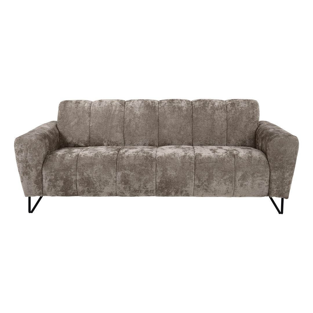 Beautysofa Sofa mit Metallbeine in schwarzer günstig online kaufen