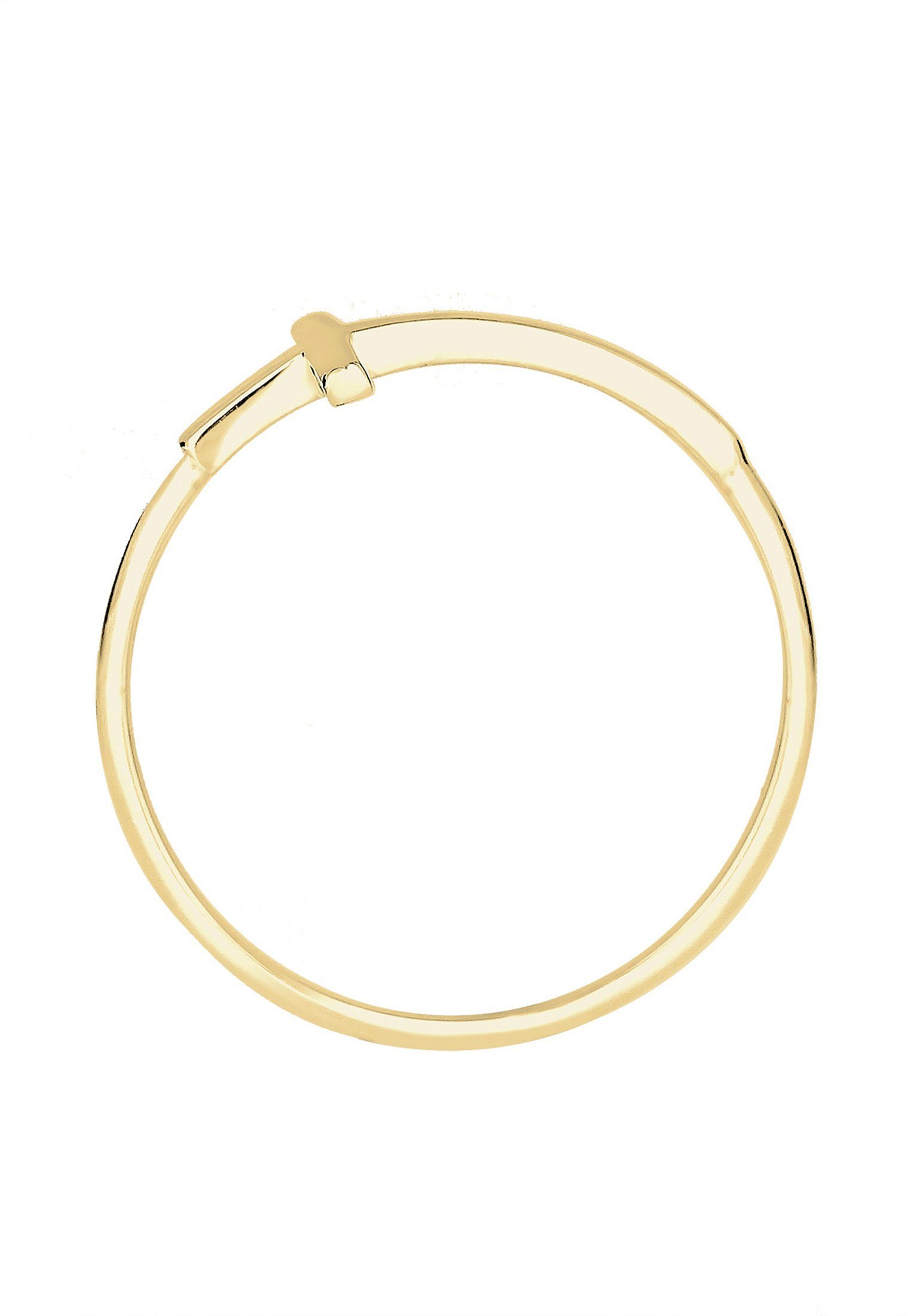 Elli Premium Fingerring Ring Kreuz 375 günstig online kaufen