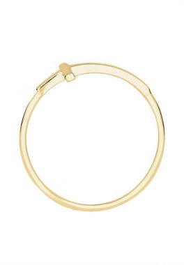 Elli Premium Fingerring Kreuz Symbol Trend Blogger 375 Gelbgold