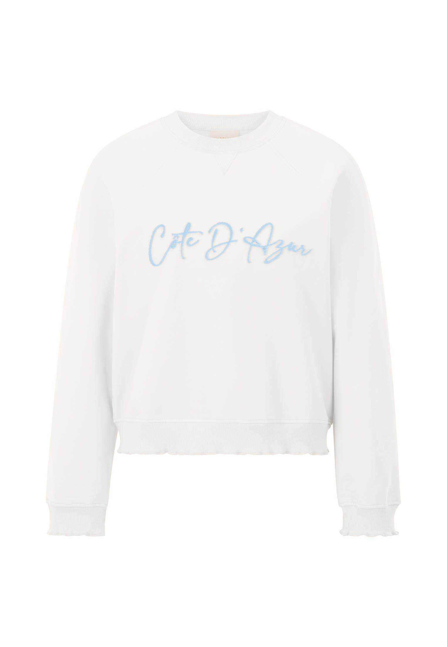 RICHROYAL Sweatshirt Damen Sweatshirt mit Bio-Baumwolle günstig online kaufen