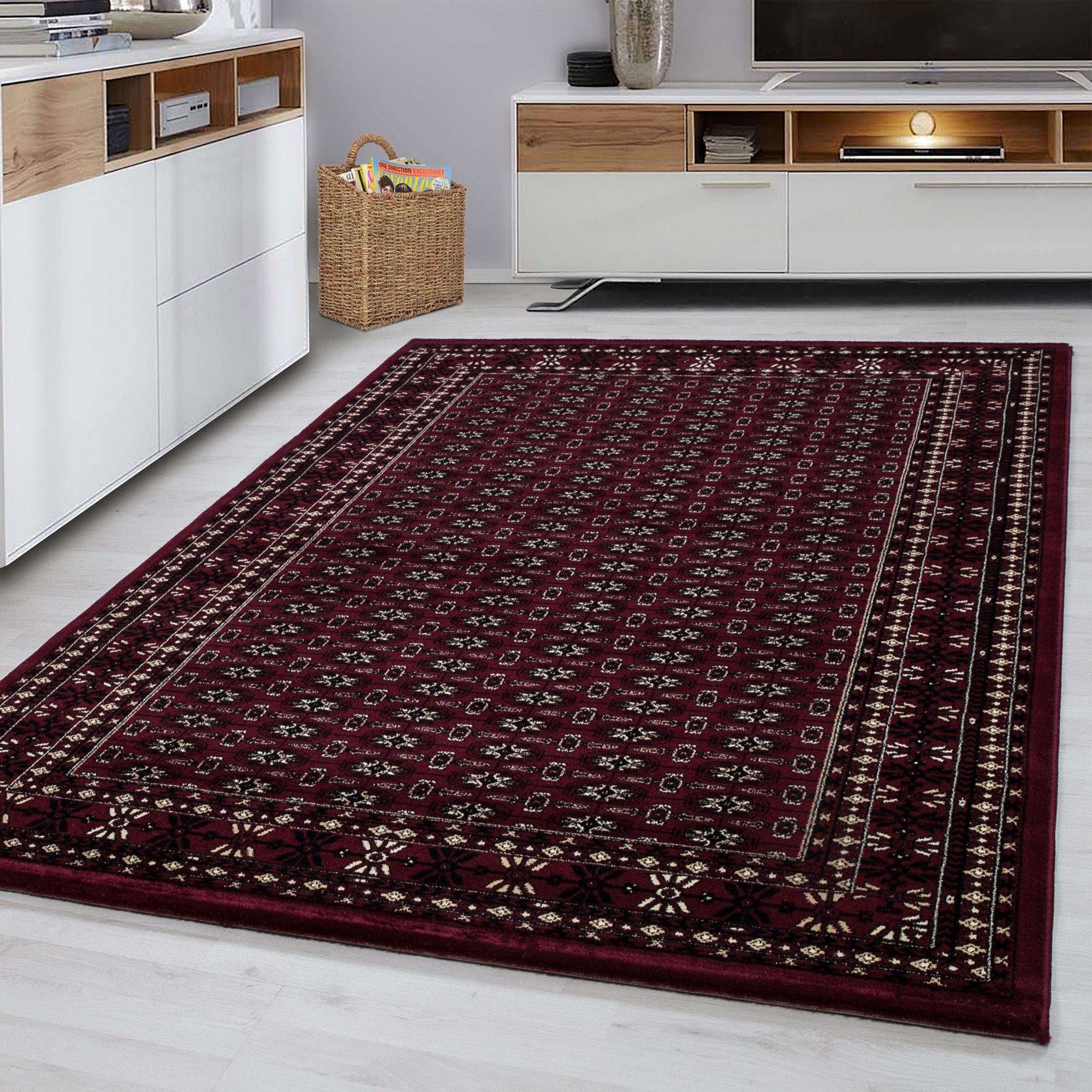 Stilvoll Günstig Orientteppich Teppich für den Flur oder Küche Orientalisches Design, Läufer, Höhe: 12 mm