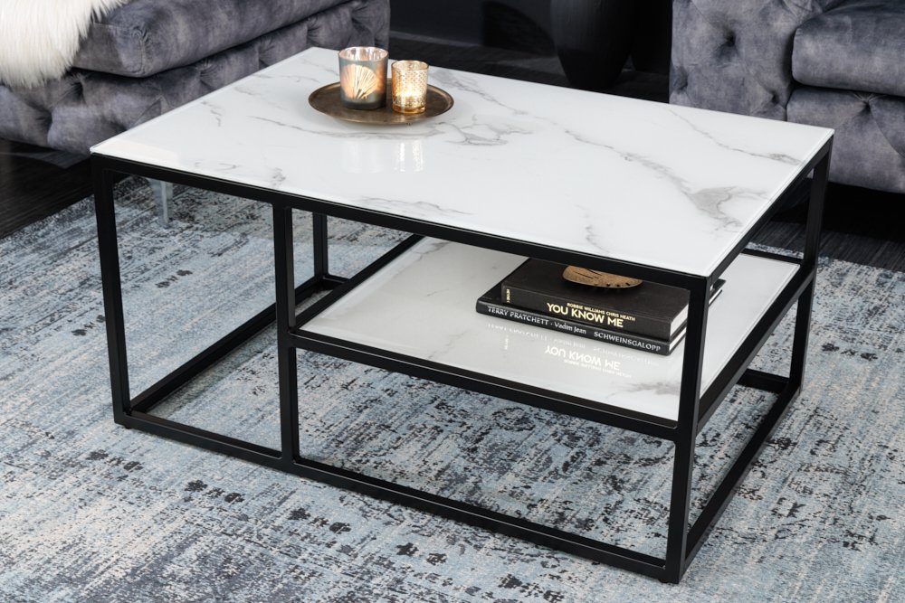 riess-ambiente Couchtisch BOUTIQUE 90cm weiß / schwarz (1-St), Wohnzimmer · günstig online kaufen