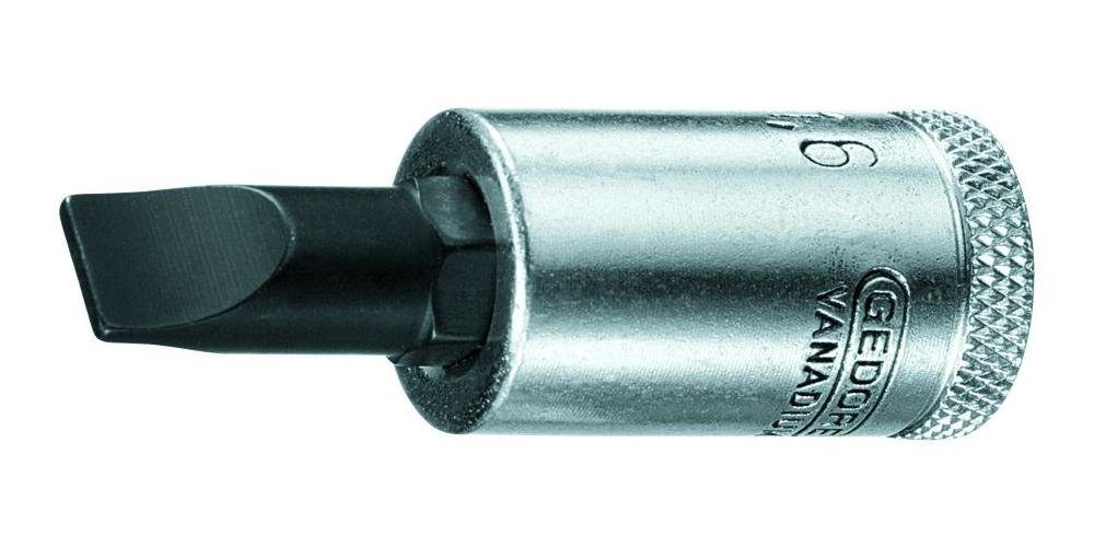 Gedore Steckschlüssel IS 30 10X1,6 Schraubendrehereinsatz 3/8" Schlitz 10x1,6 mm