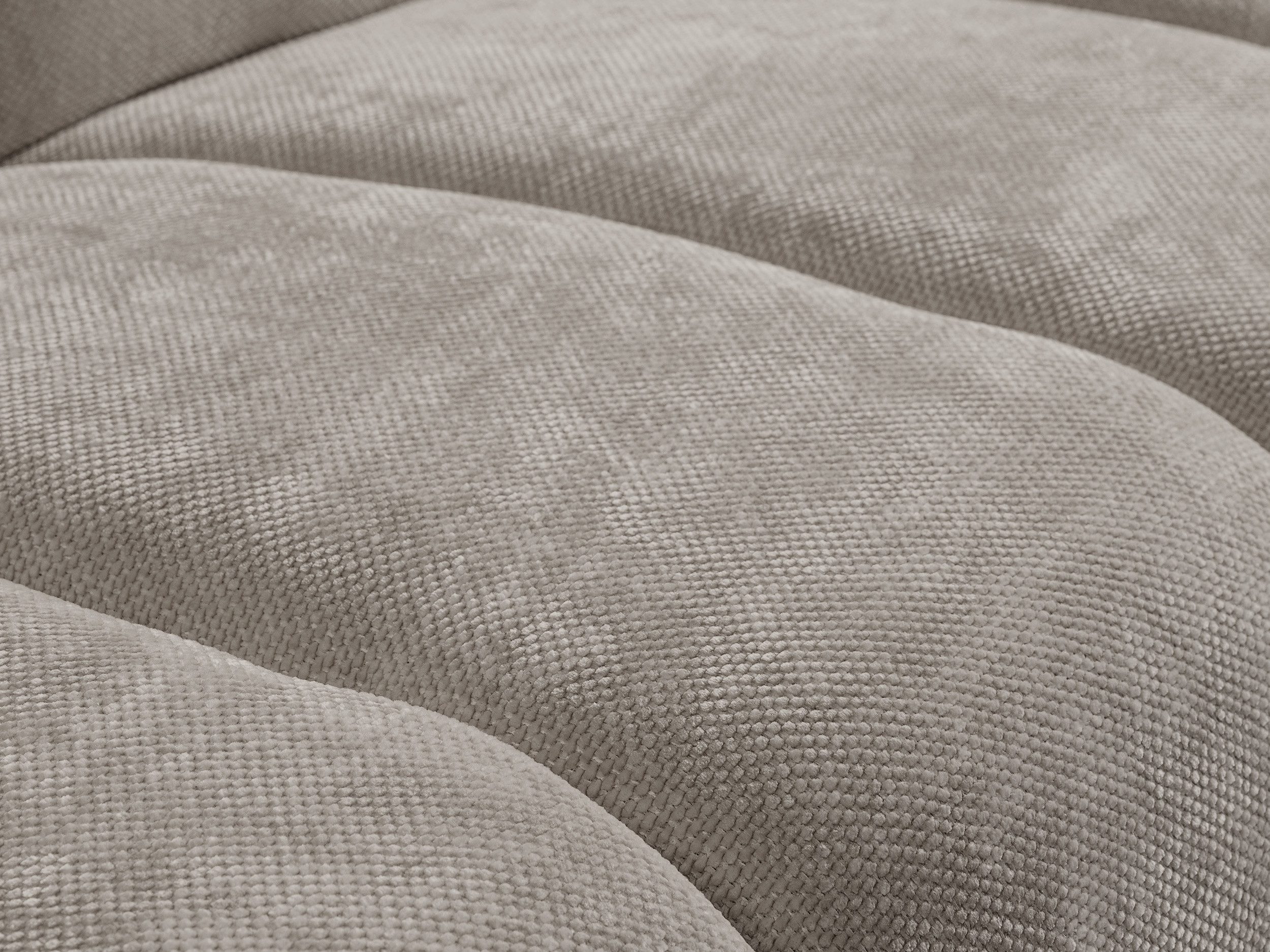 Beautysofa Ecksofa mit Metallbeine in Schwarz VOLARE L, ohne Schlaffunktion, mit höchstem Sitzkomfort – Bild 3 von 5