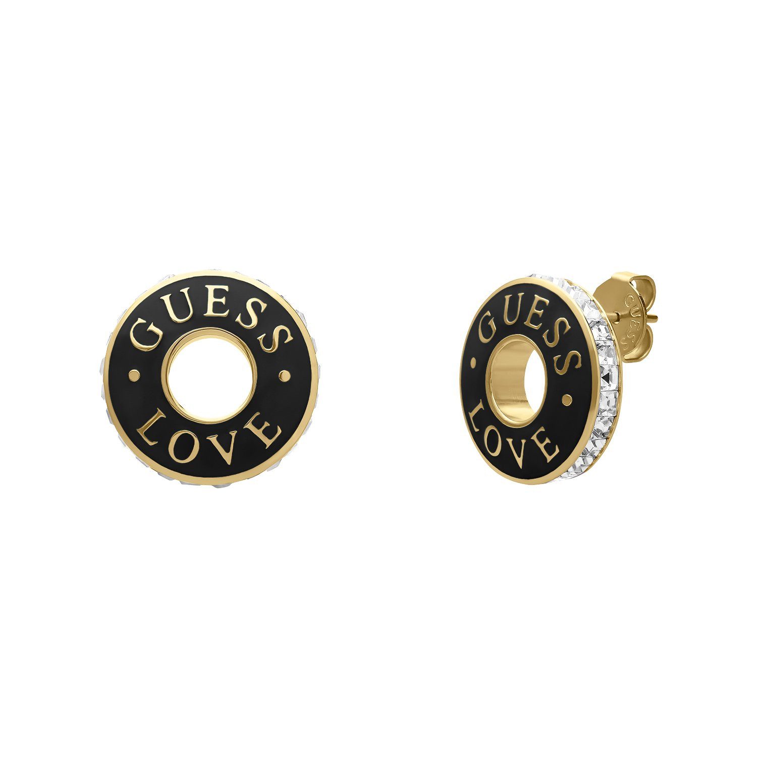 Guess Paar Ohrstecker Ohrring - Stahl - Gold - Damen