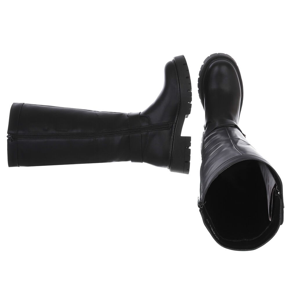 Ital-Design Modische Stiefel mit Reißverschluss für Damen - Alltagsschuh Pl günstig online kaufen