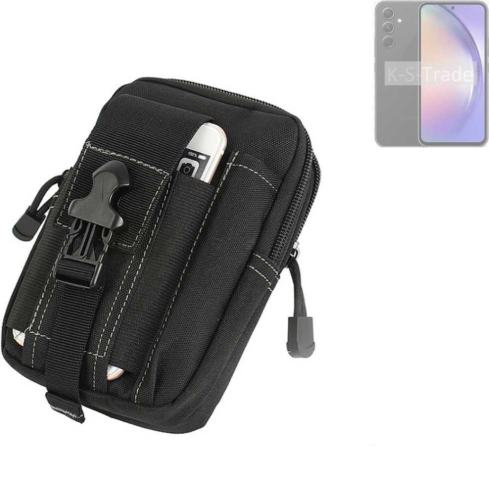 K-S-Trade Handyhülle für Samsung Galaxy A54 5G, Gürtel Tasche Gürteltasche Holster Schutz Hülle Handy Hülle
