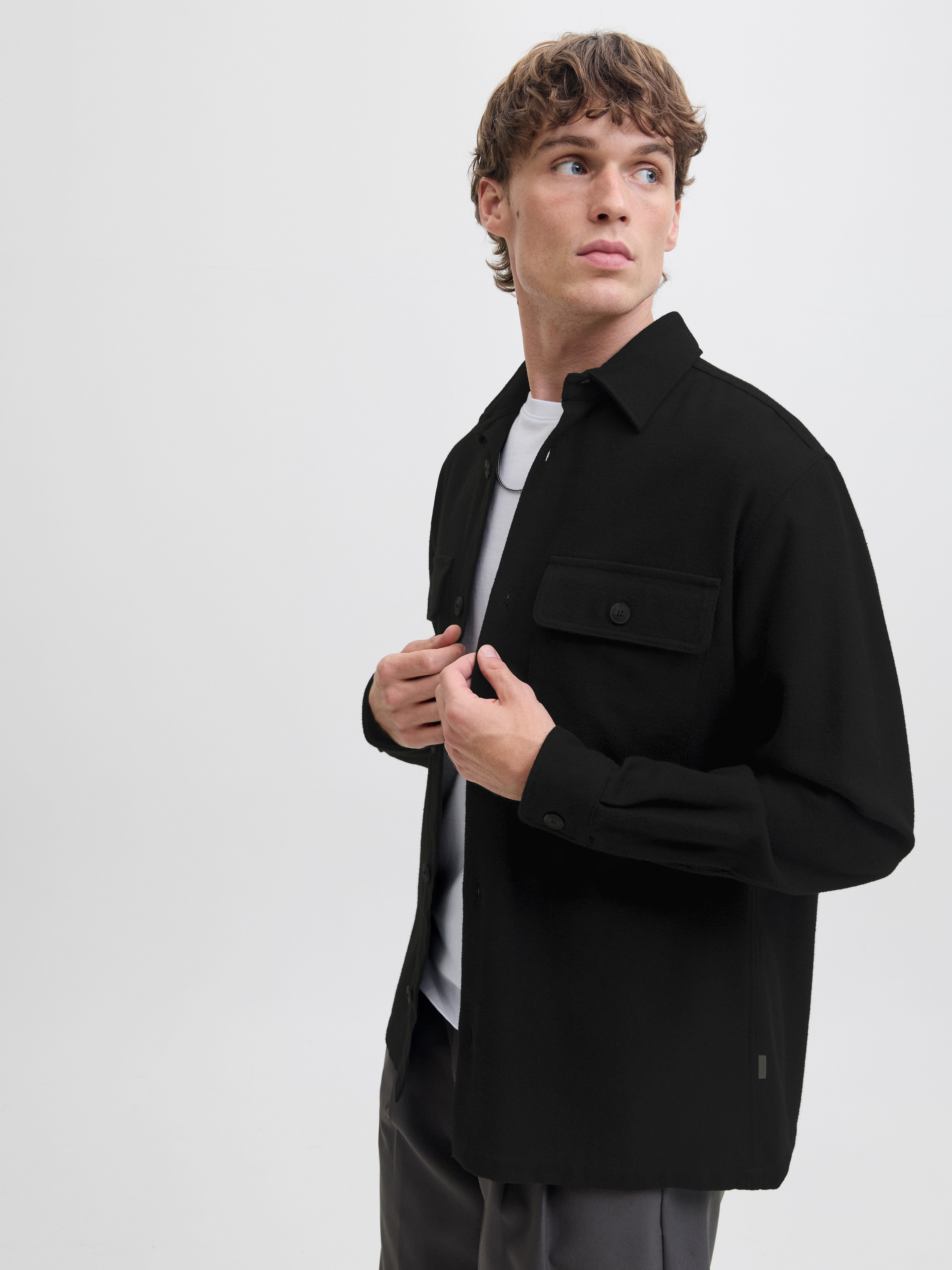 Jack & Jones Langarmhemd JPRRAYLE MELANGE günstig online kaufen