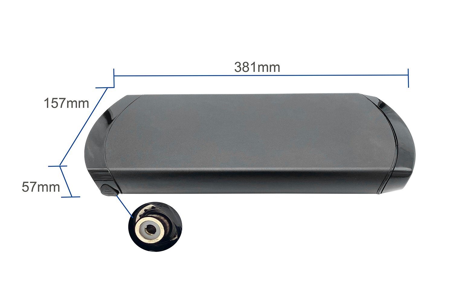 PowerSmart LEB36YP006.D26 E-Bike Akku Phylion XH370-10J/13J 13Ah Wall-E (2-polig) 481 Wh Fahrrad Fiets16-3613, OHNE Halter Li-ion 13000 mAh (36 V)