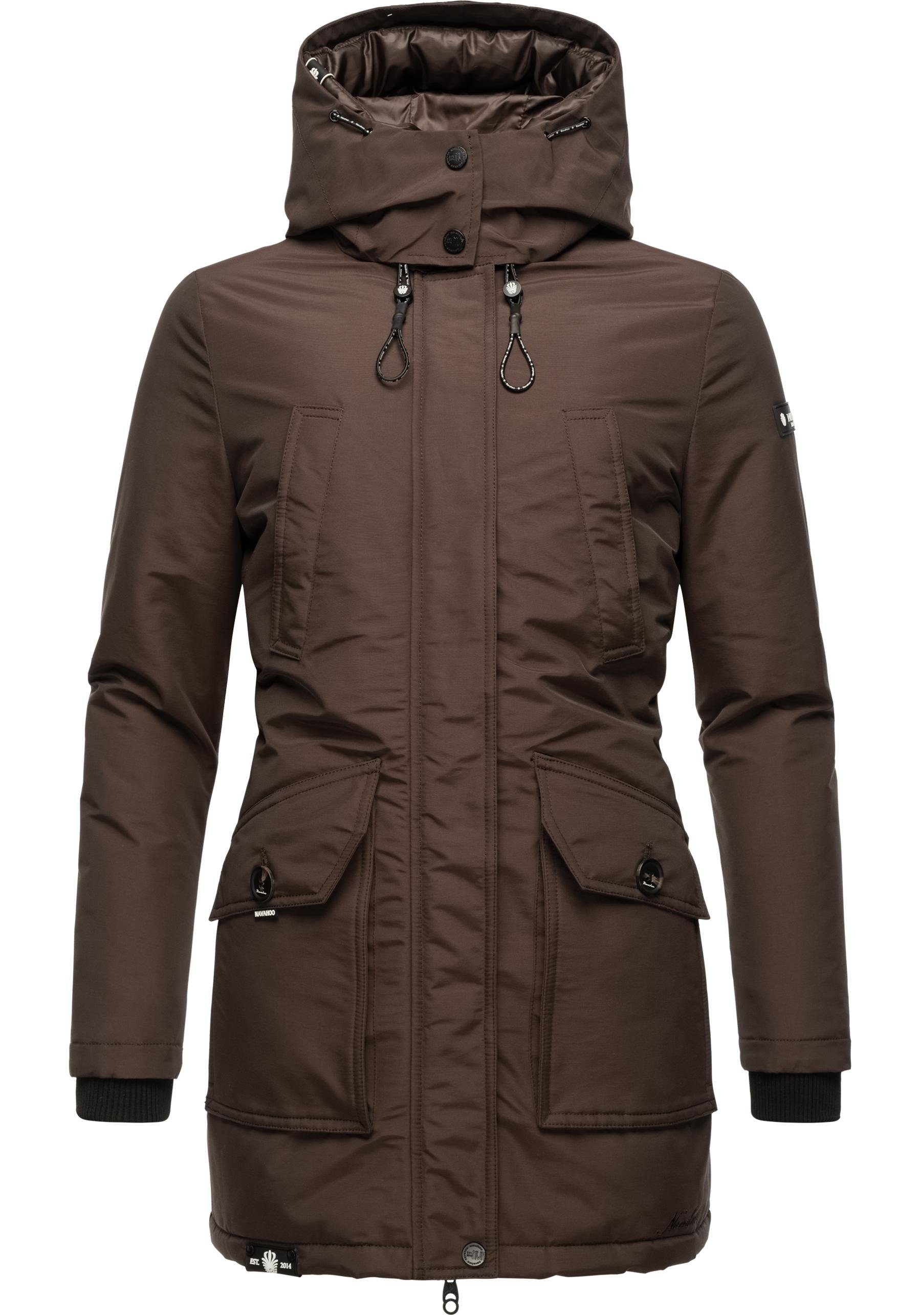 Navahoo Winterjacke Blizzardstorm Warm gefütterter Wintermantel mit Kapuze günstig online kaufen