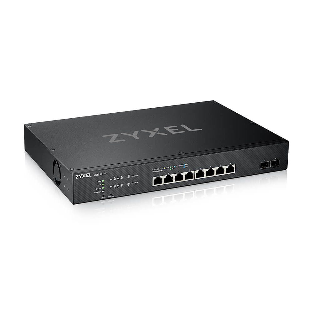 Zyxel ZYXEL 10, 8-port Multi-Gigabit Smart Managed Switch with 2 SFP+ Uplink Netzwerk-Switch