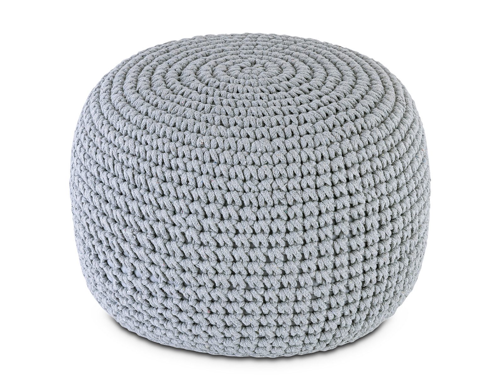 Amagohome Sitzhocker Bodenkissen Pouf Ø55 H37 Mohar Sitzhocker Sitzpouf was günstig online kaufen