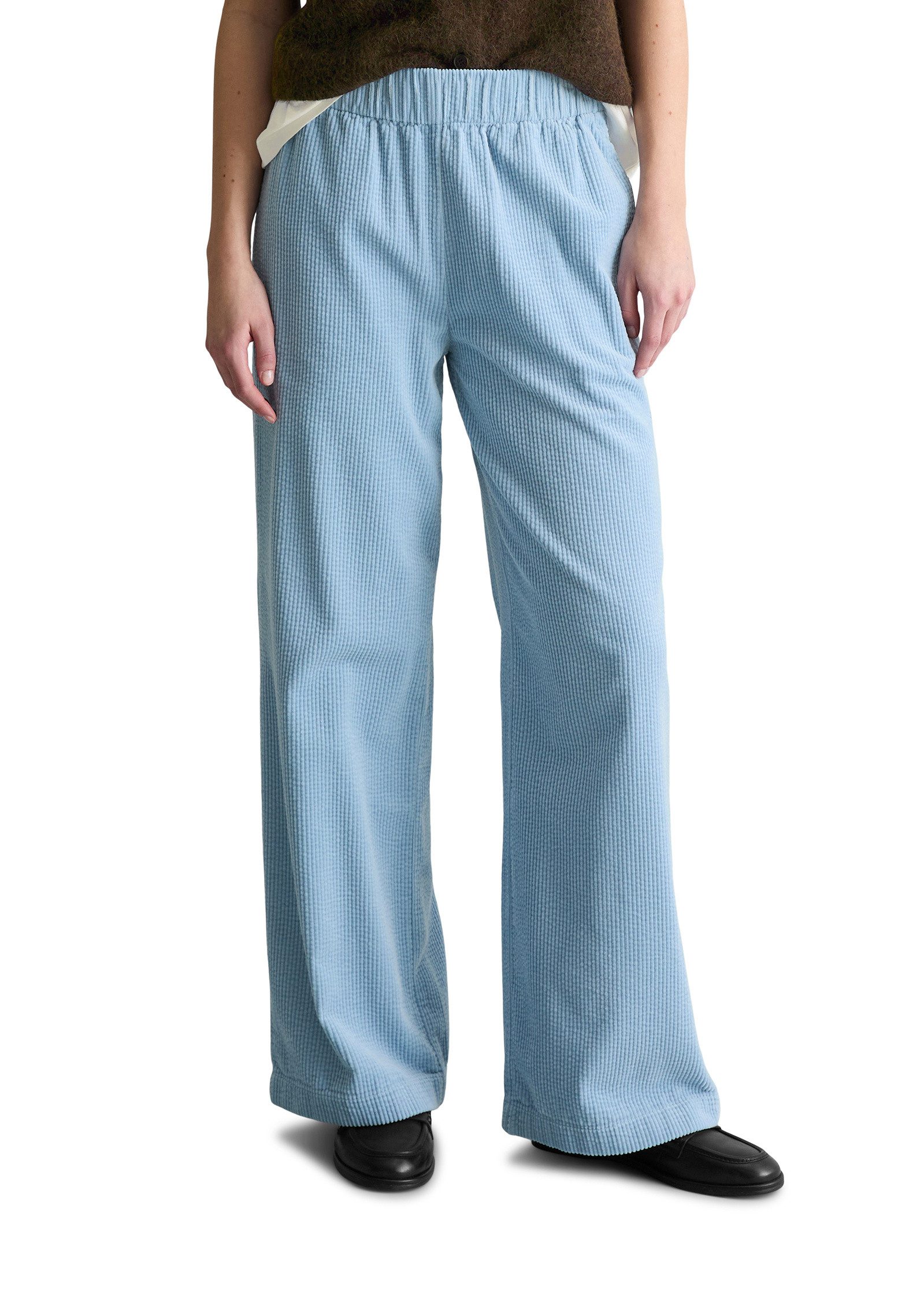 Chinohose mit lässiger Bubble-Struktur