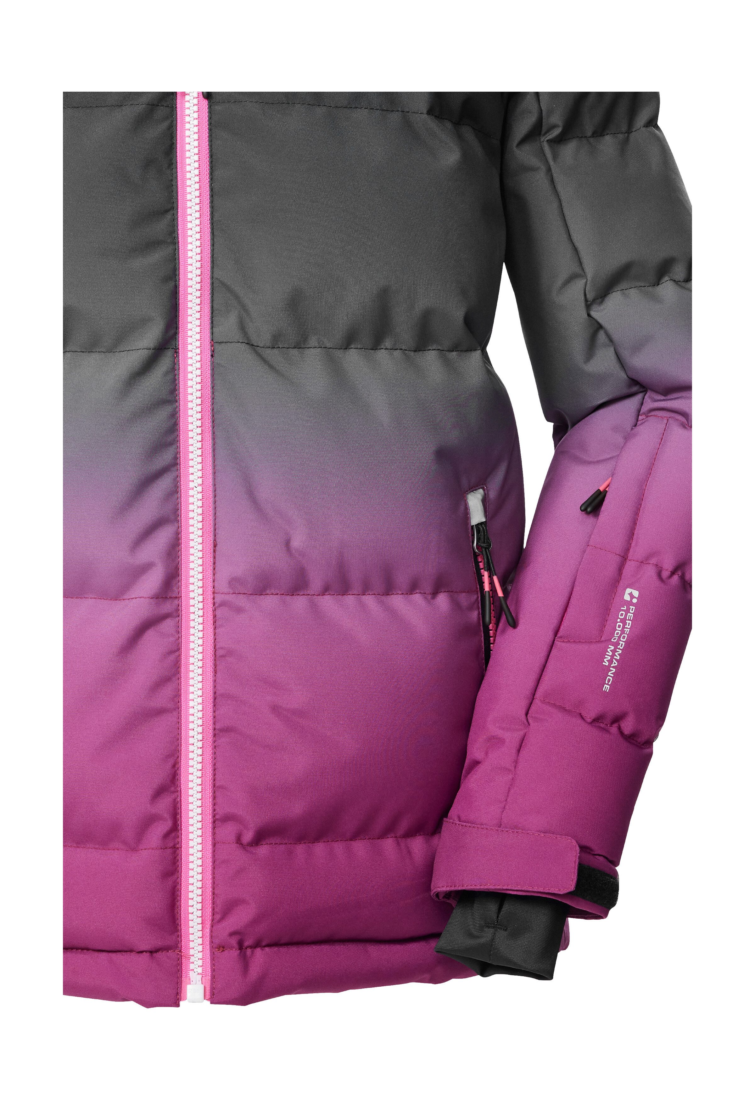 Killtec Skijacke KSW 330 GRLS SKI QLTD JCKT Wasserabweisende Winterjacke, atmungsaktiv, verstellbare Kapuze