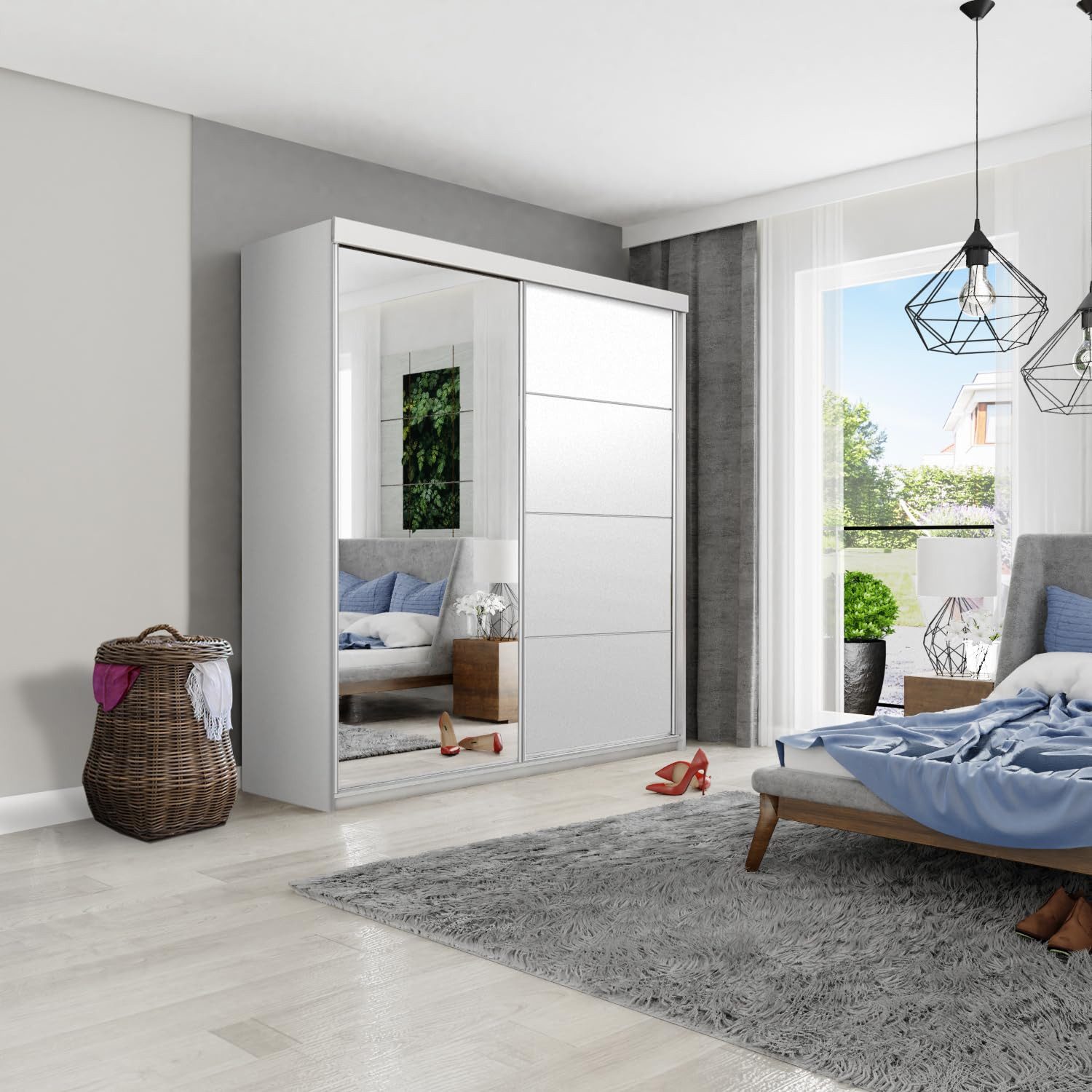 KIER FURNITURE Schwebetürenschrank Kleiderschrank TOP PLUS günstig online kaufen