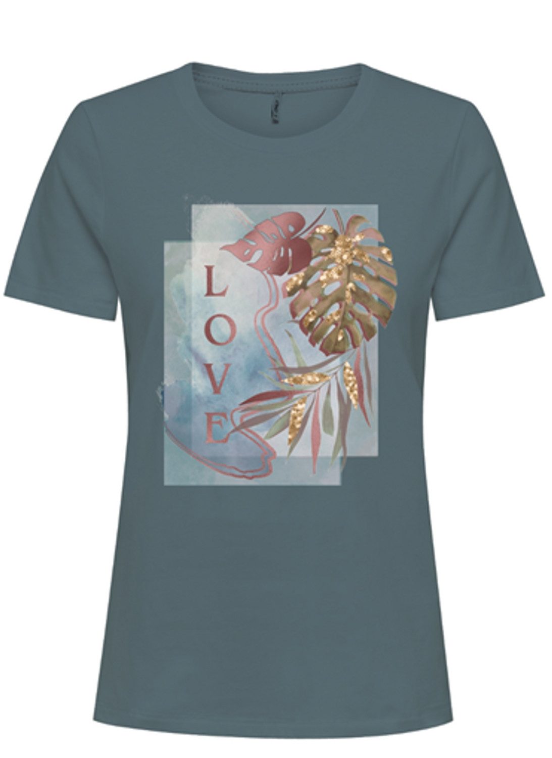 ONLY Kurzarmshirt ONLKITA LIFE REG S/S MIX TOP CS JRS EX. Baumwolle, regula günstig online kaufen