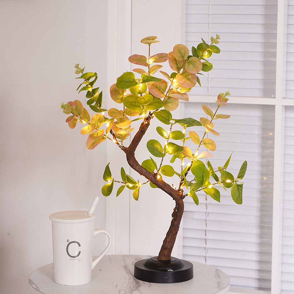 MUPOO LED Dekolicht LED Lichterbaum,Bonsai Tischleuchte,LED Kunstlicht Baum günstig online kaufen