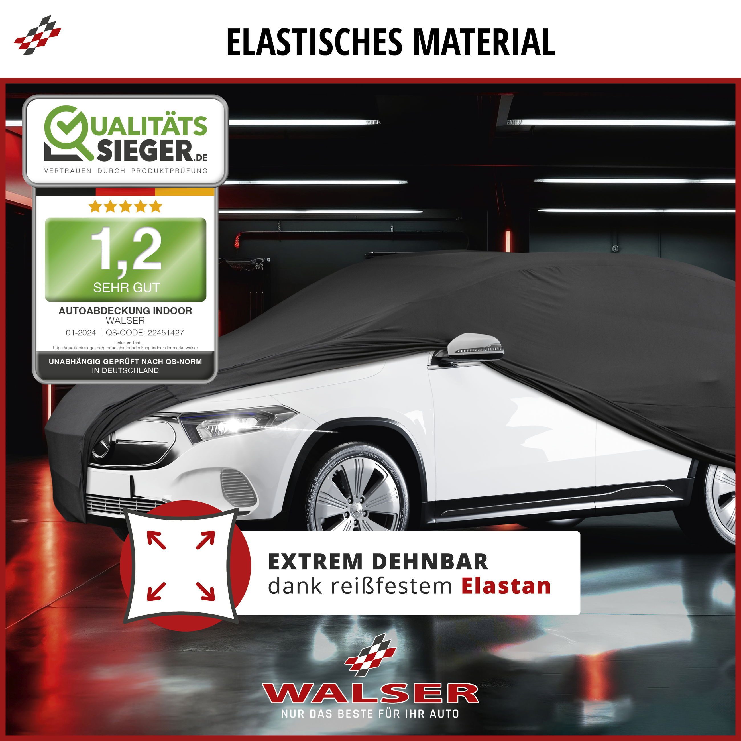 WALSER Autoplane Indoor Stretch Plus SUV M (1-St., 1 Stück)
