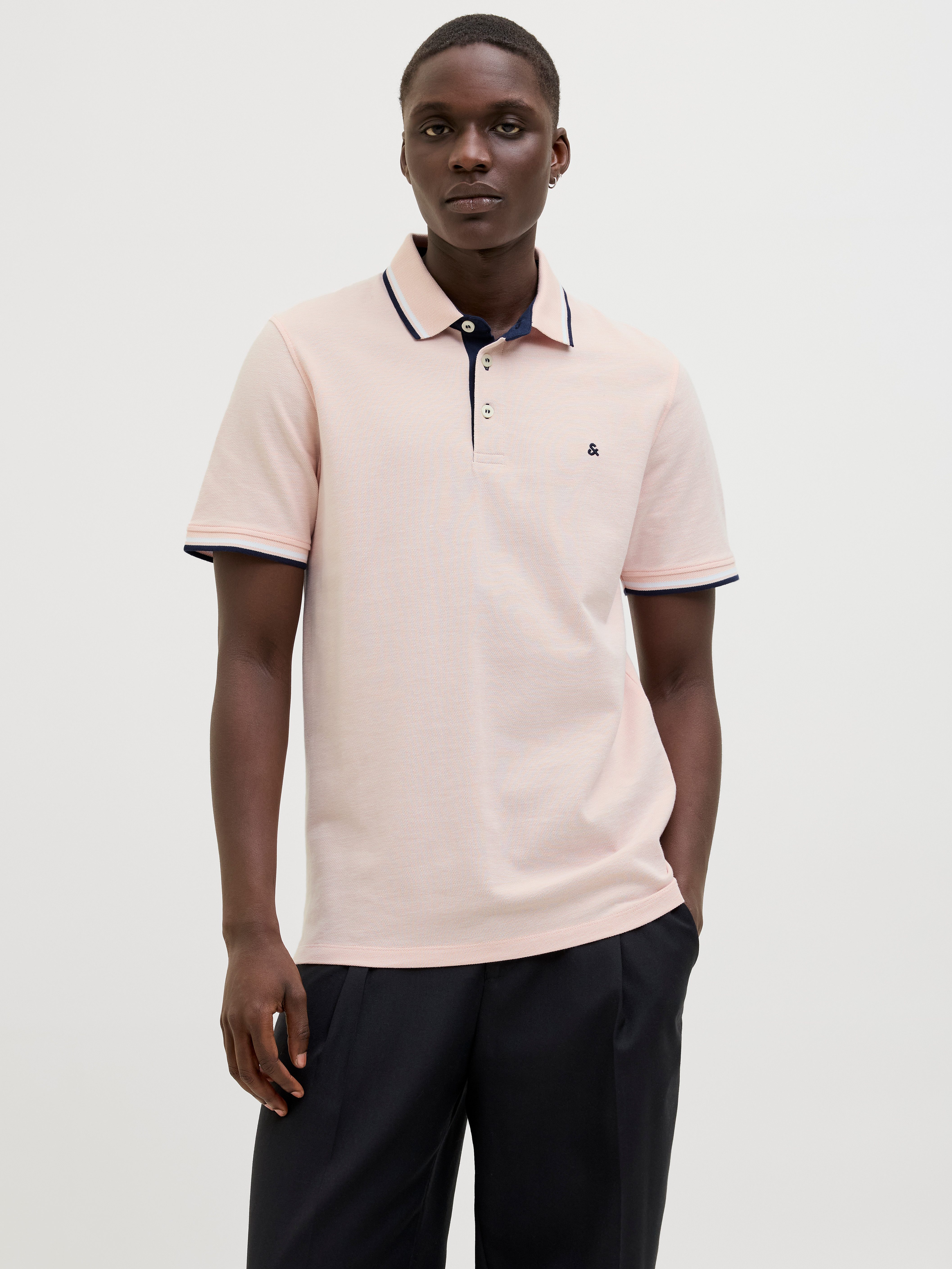 Jack & Jones Poloshirt JJEPAULOS POLO SS NOOS mit Logo Stickerei günstig online kaufen