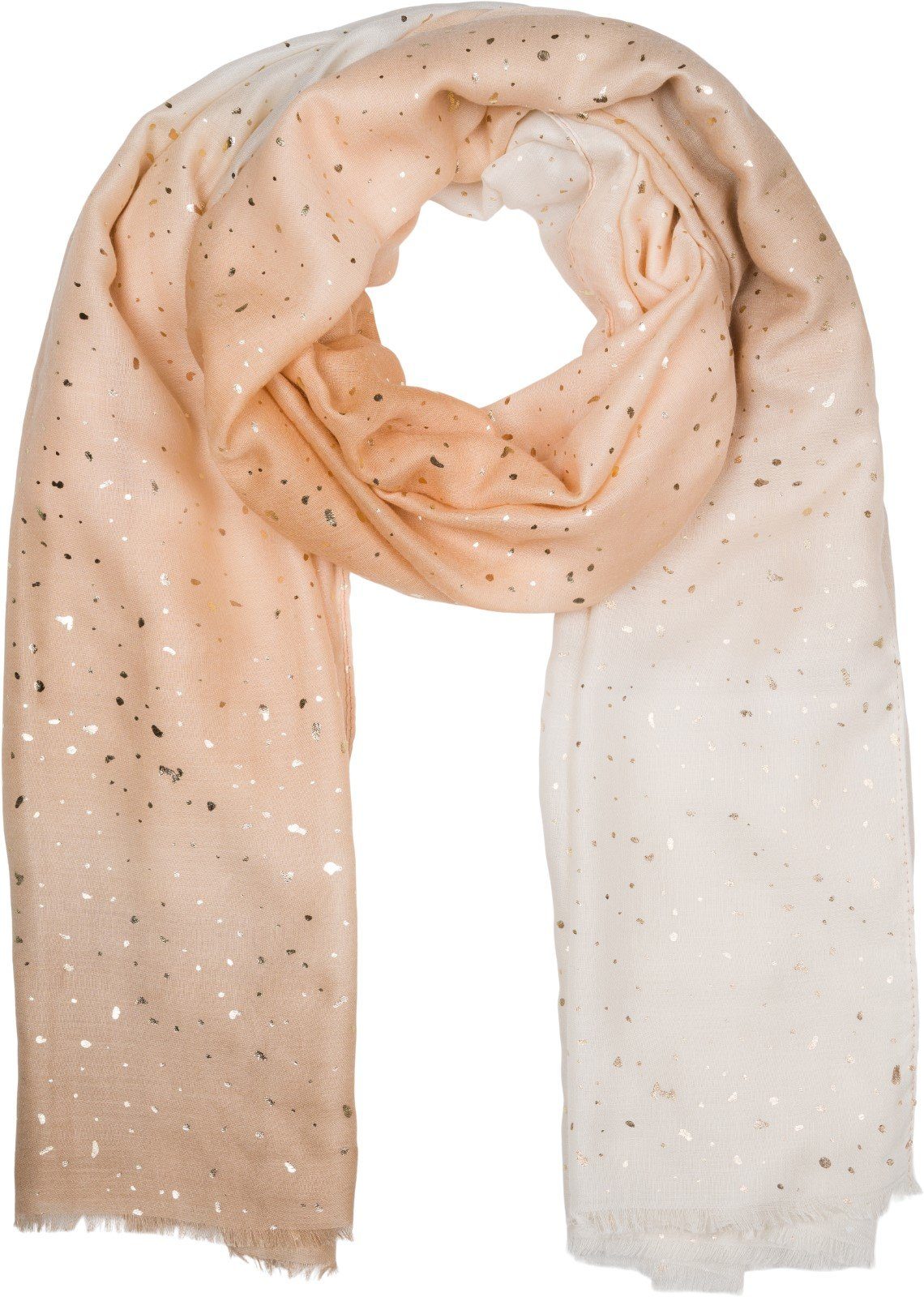 styleBREAKER Modeschal Schal Farbverlauf Metallic Details, (1-St)