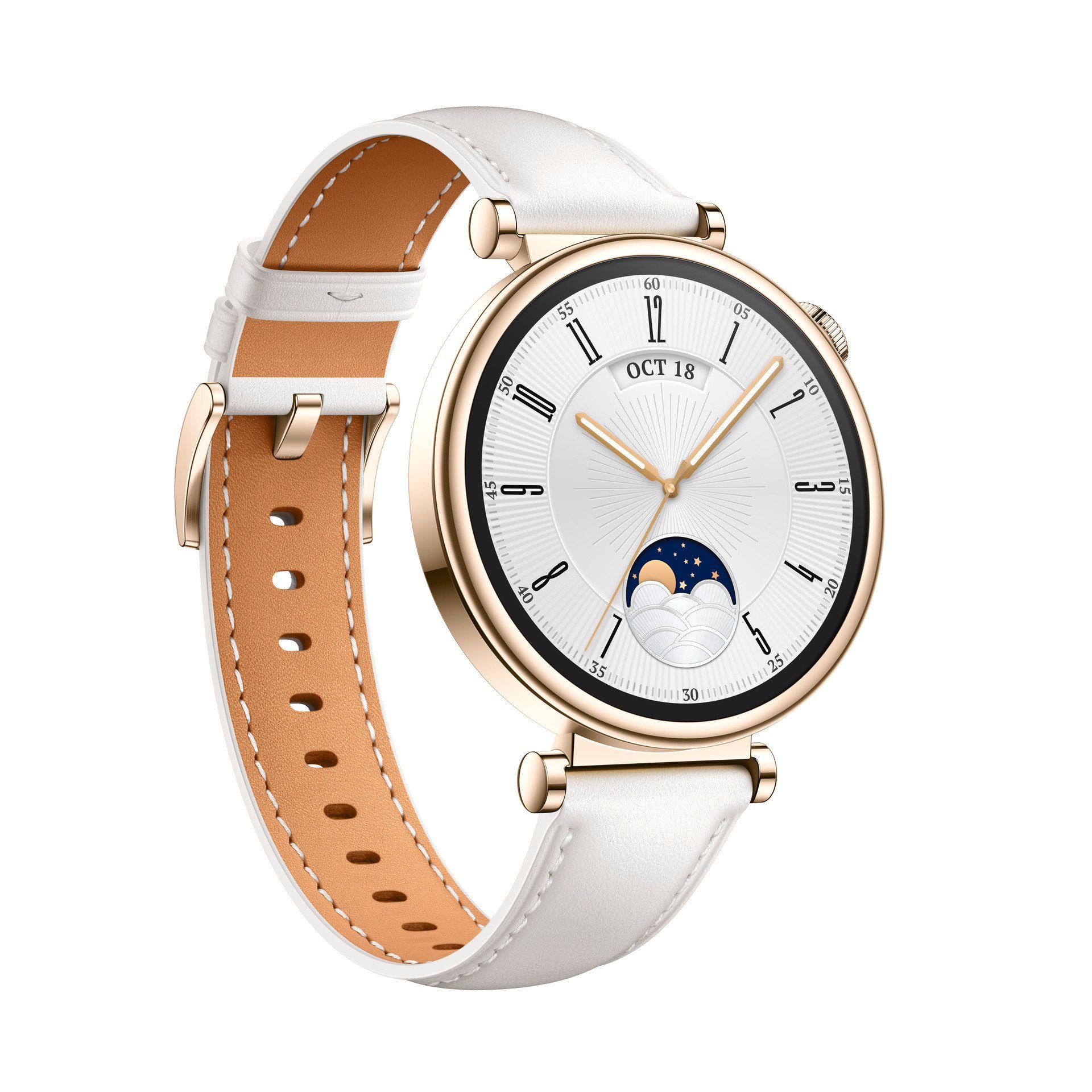 GT4 Smartwatch Zoll) Watch | (3,35 Huawei weiß Weiß cm/1,32 41mm
