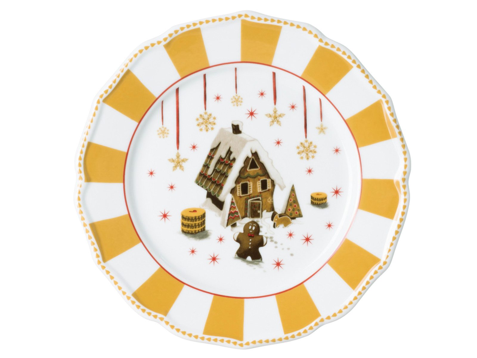 Hutschenreuther Frühstücksteller Christmas Love beige Teller flach 22cm