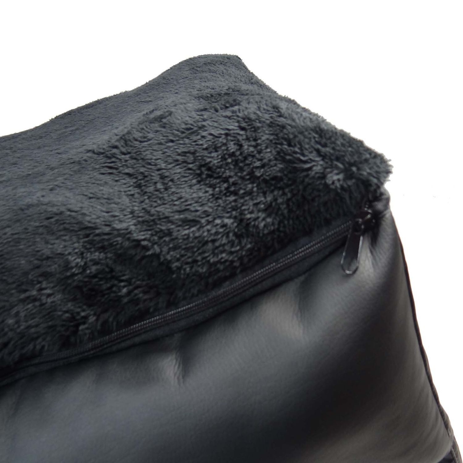 Hossi's Wholesale Tierbett Hundesitz Leder Look Autositz Gurt Renault Sandero oder Stepway Korb