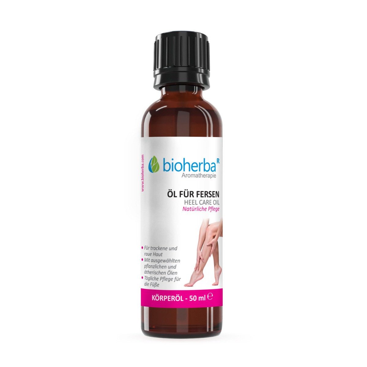 BIOHERBA R Pflege-Set Bioherba Öl für Fersen Heel Care Oil Natürliche Pflege 50 ml