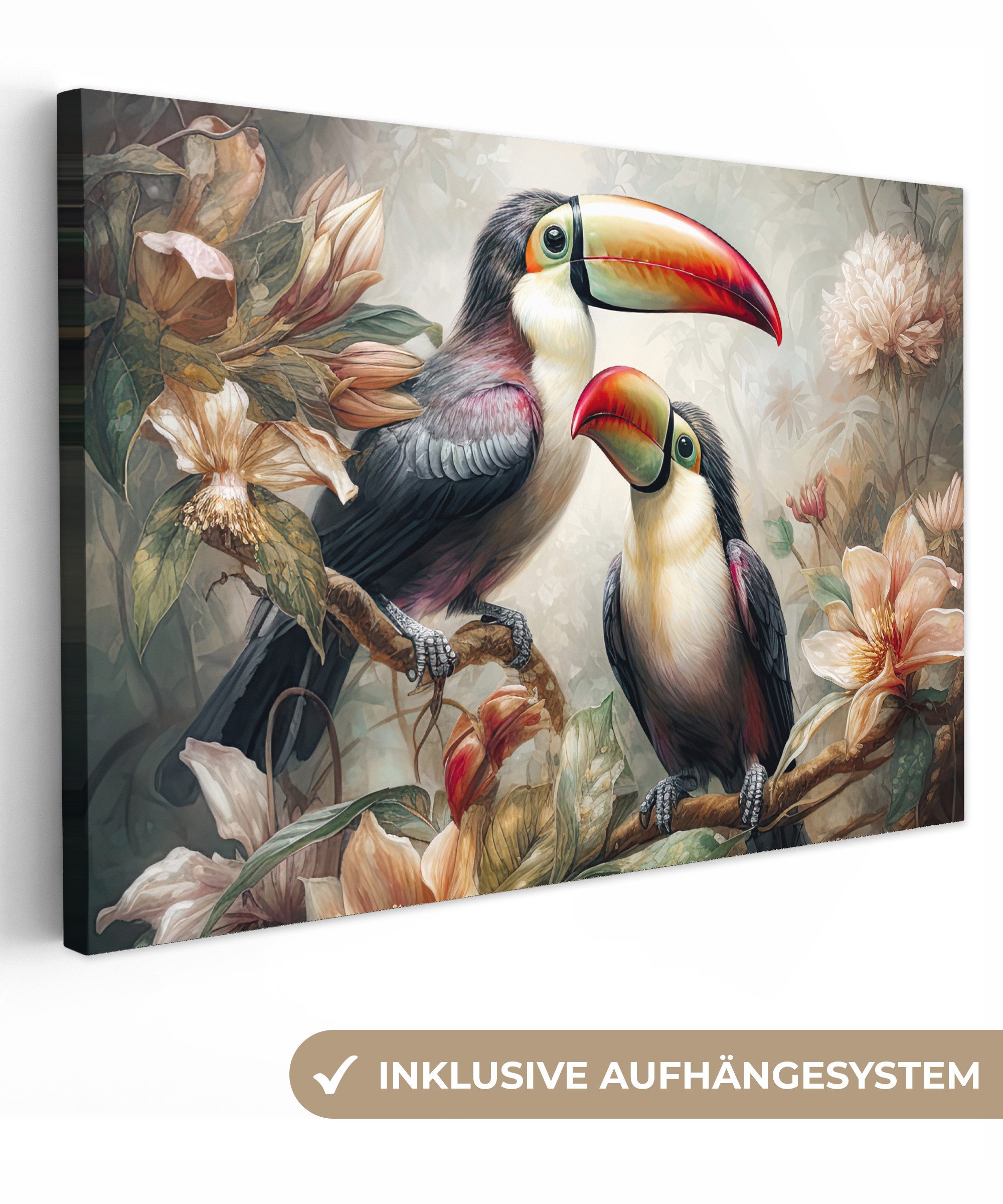 OneMillionCanvasses® Leinwandbild Tukan - Vögel - günstig online kaufen