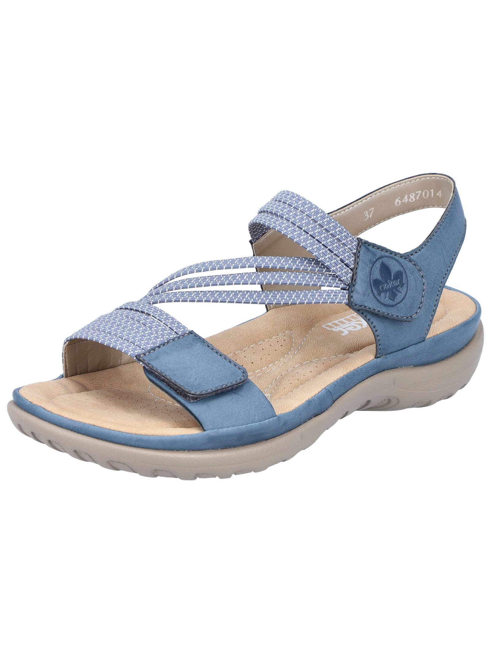 Rieker Sandalen Lederimitat Riemchensandalette günstig online kaufen