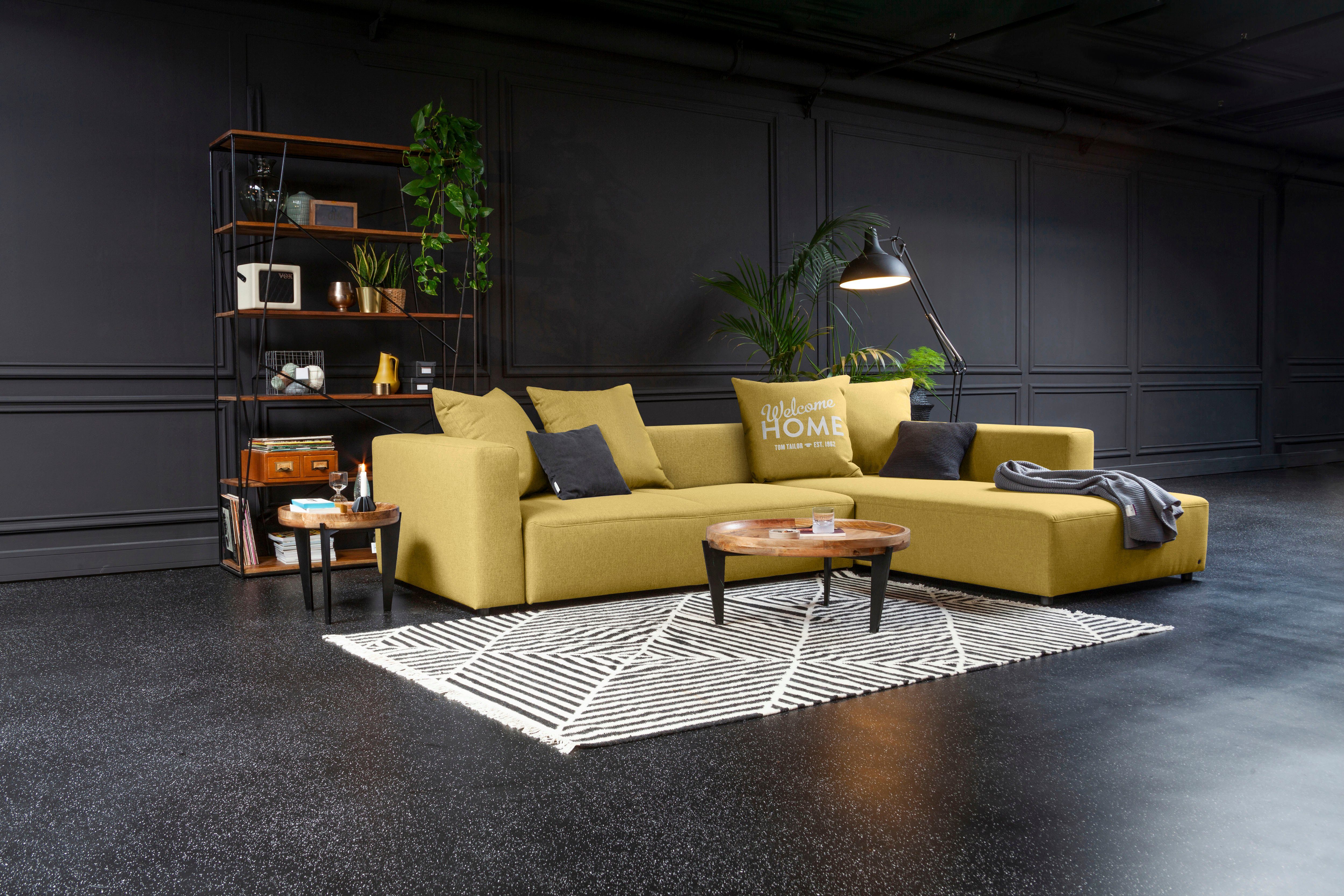 TOM TAILOR HOME Ecksofa HEAVEN CASUAL M, aus der COLORS COLLECTION, wahlweise mit Bettfunktion & Bettkasten