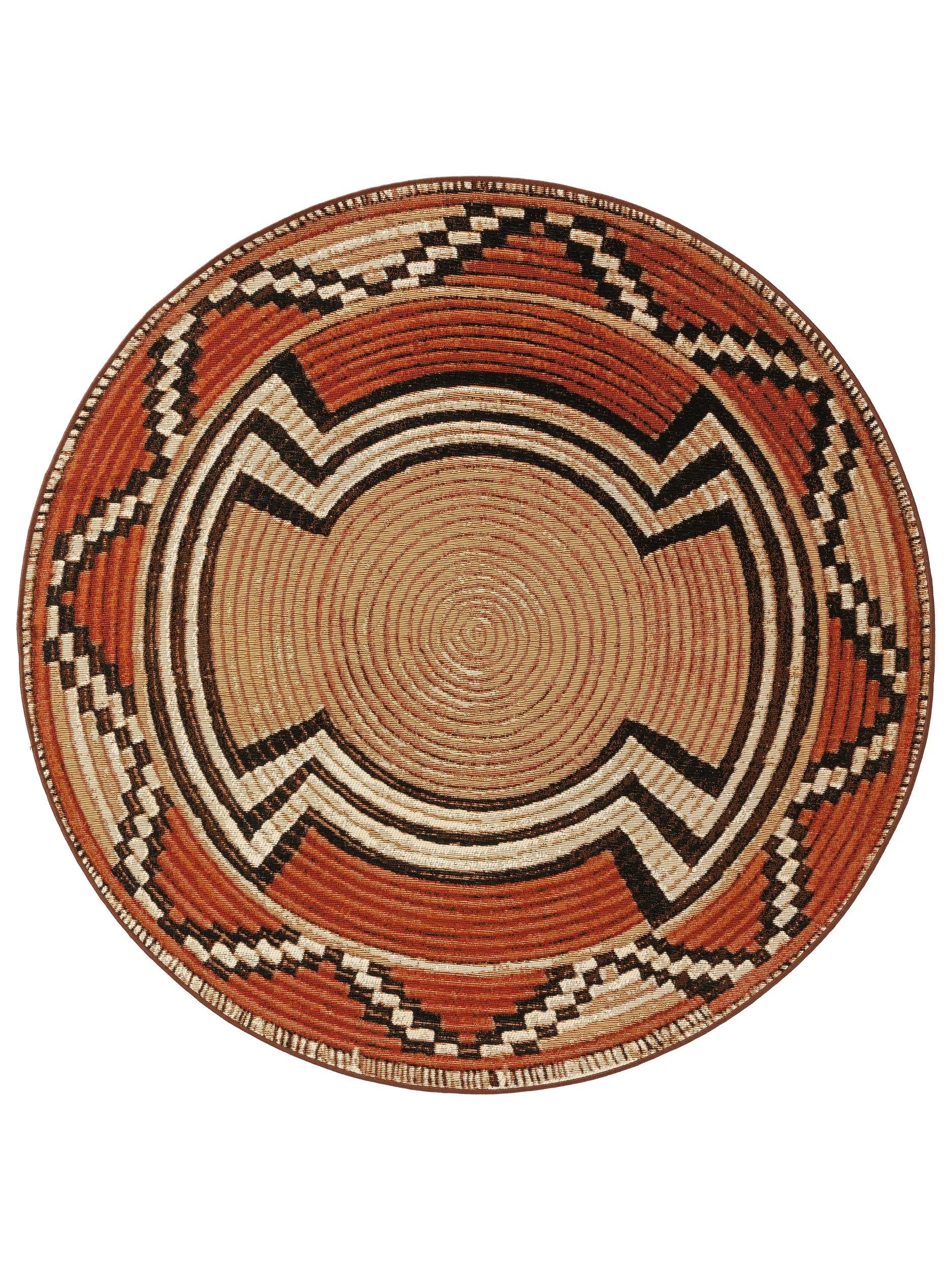 benuta Outdoorteppich Artis, rund, Höhe: 5 mm, Kunstfaser, Outdoor,Abstrakt, Boho-Style, Esszimmer,Küche