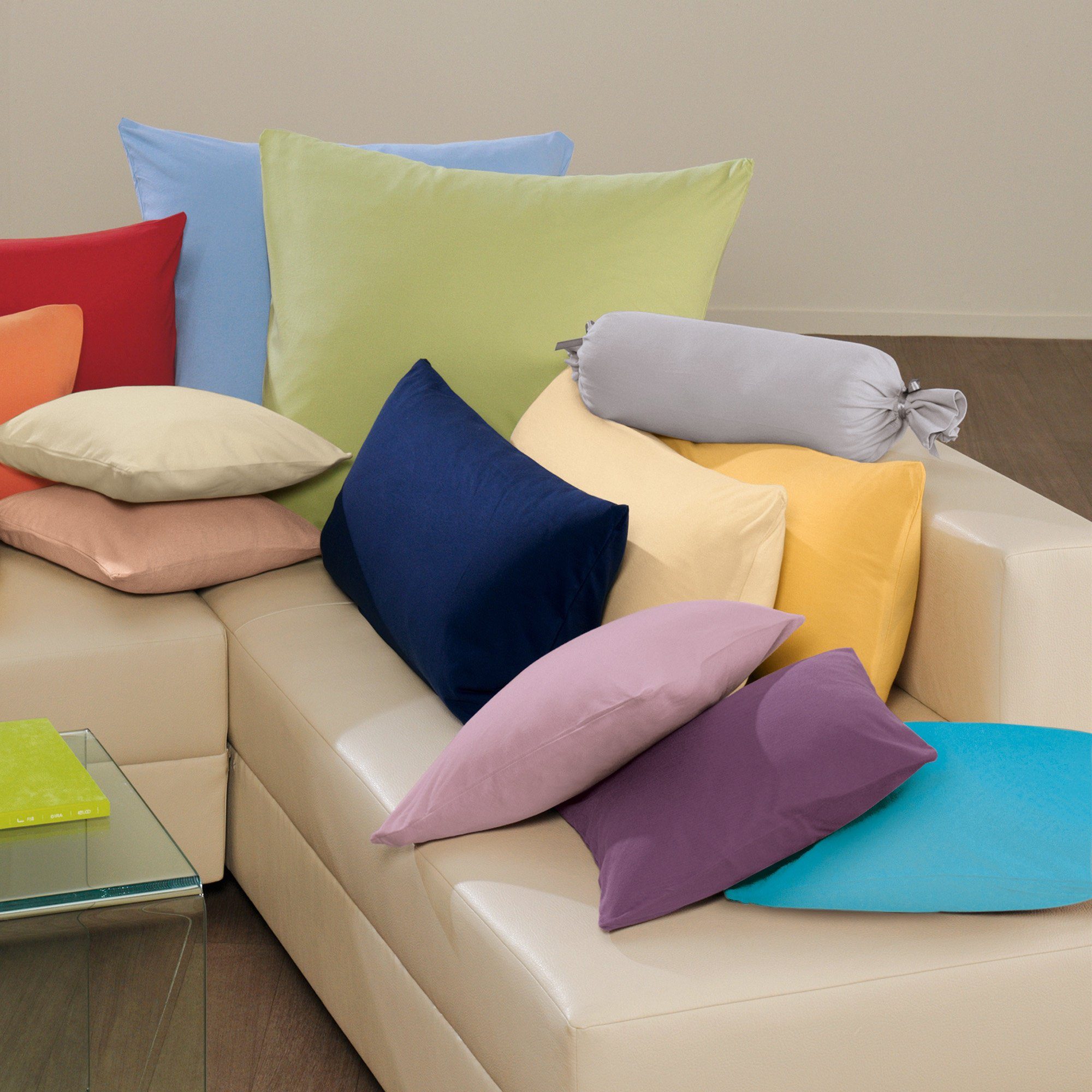 Estella Nackenrollenbezug Nackenrollenbezug, Mako-Feinjersey Uni günstig online kaufen