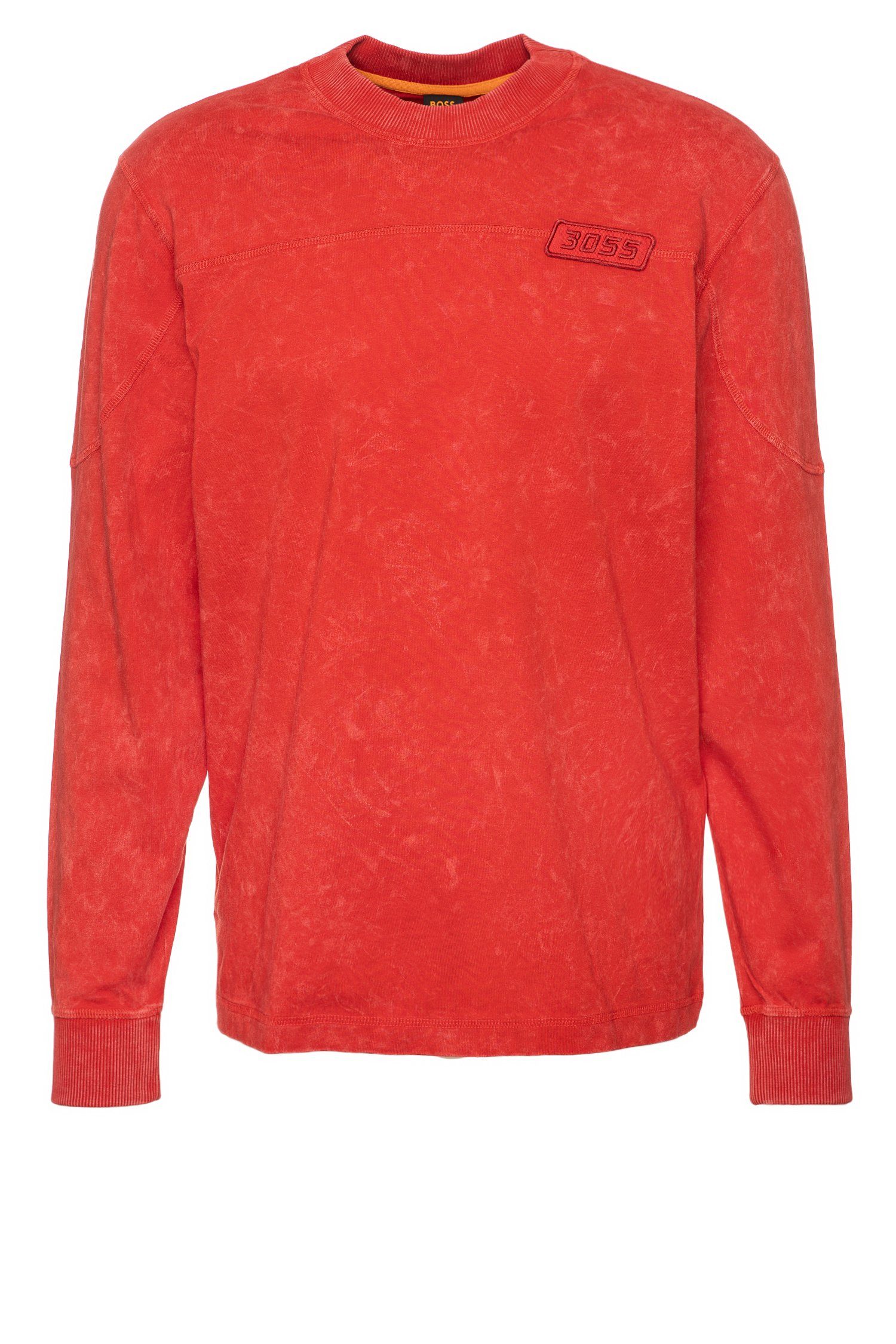 BOSS (1-tlg) Sweatshirt Orange ORANGE (624) Teeozonelong