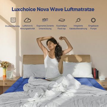 Luxchoice Luftmatratze, Selbstaufblasendes Luftbett für 2 Personen, ideal für Gäste, Camping
