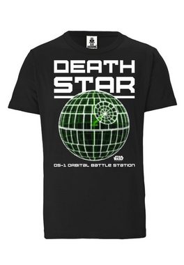 LOGOSHIRT T-Shirt Star Wars - Death Star mit Star Wars-Frontdruck