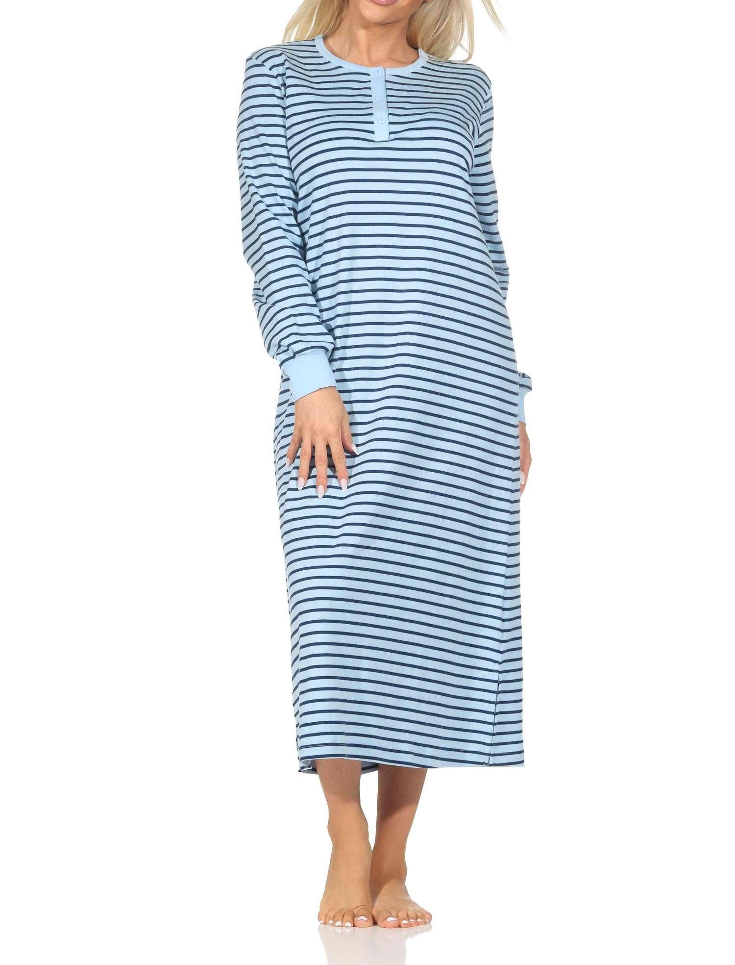 Normann Nachthemd Normann Damen Nachthemd Kuschel Interlock Qualität– auch in Übergröße