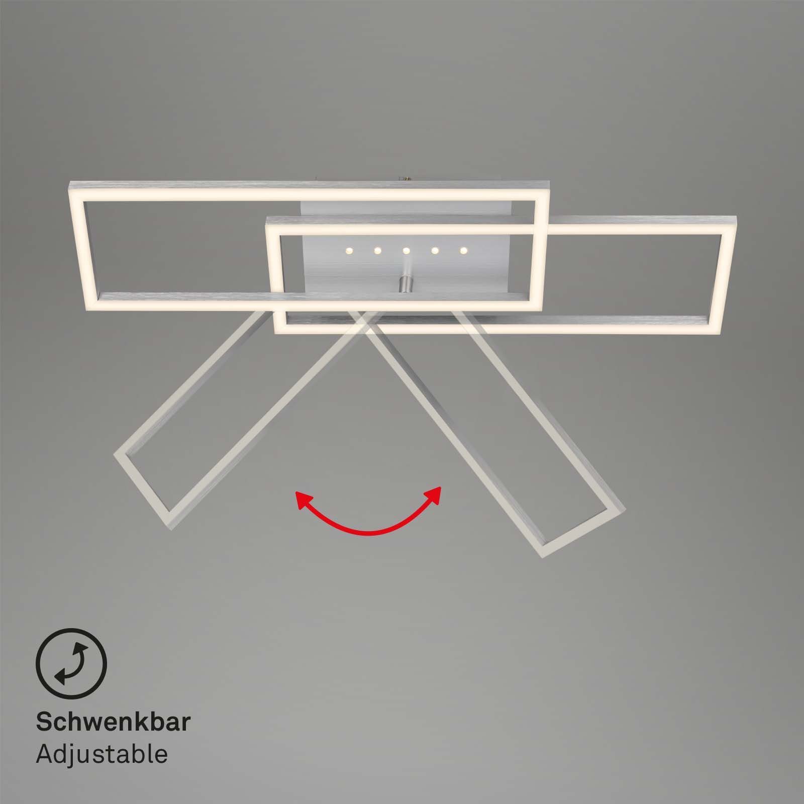 LED Warmweiß verbaut, Leuchten Deckenleuchte fest Briloner 3774019,