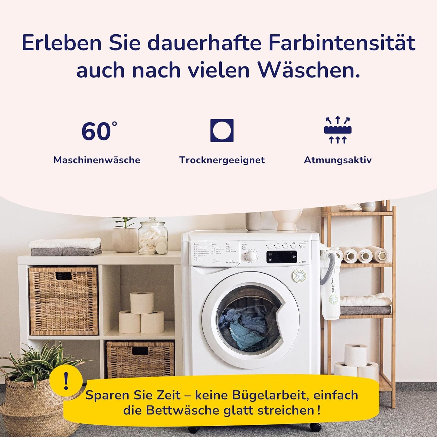 Träumschön Kinderbettwäsche Premium Set aus Baumwolle 100x135 cm - 40x60 cm, Baumwolle, 2 teilig, mit Reißverschluss, luftig und leicht