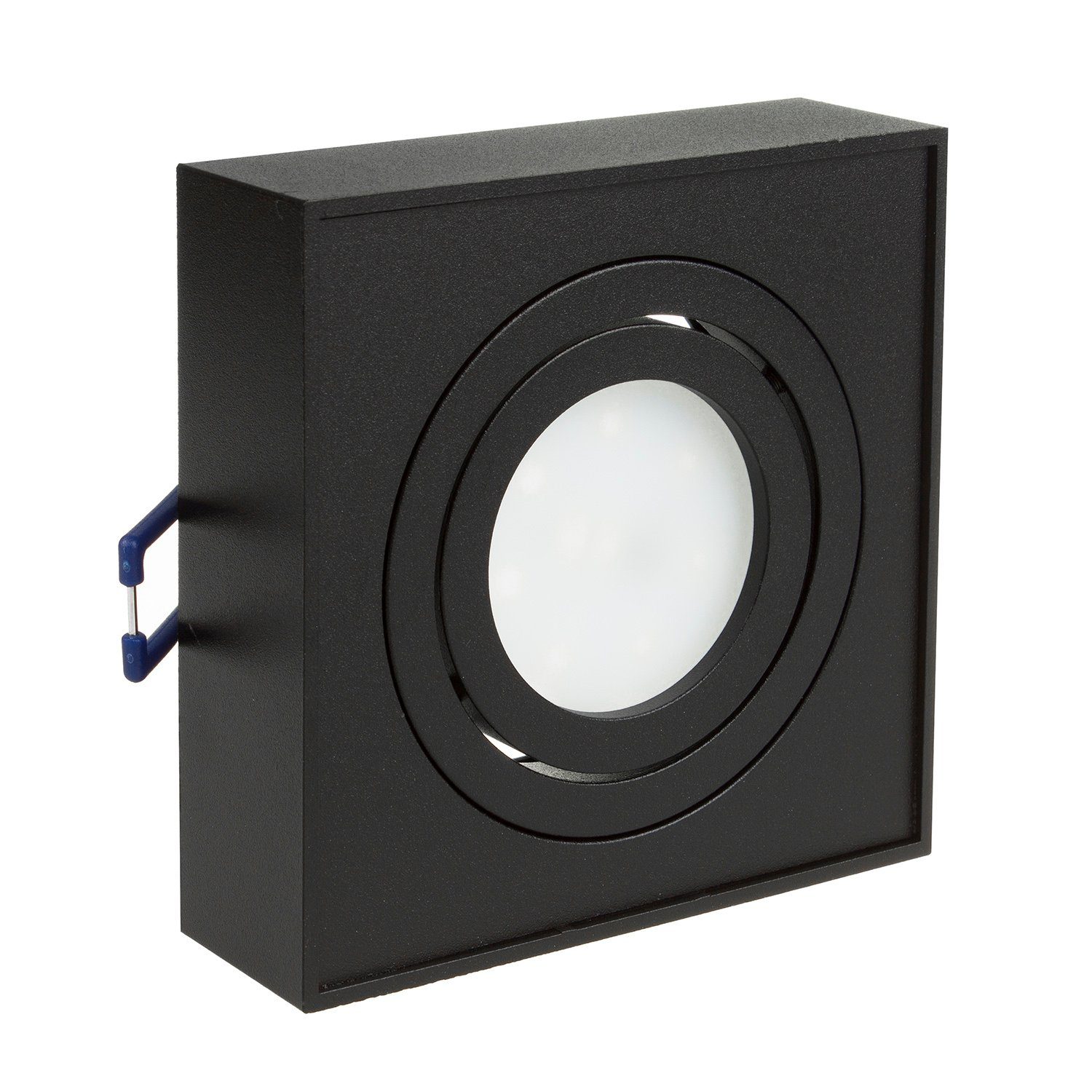 Maclean LED Einbaustrahler MCE462 / MCE464, ohne Leuchtmittel, LED, Halogen, für LED & Halogen Leuchtmittel, GU10 Fassung, max. 35 W, Schwenkbar