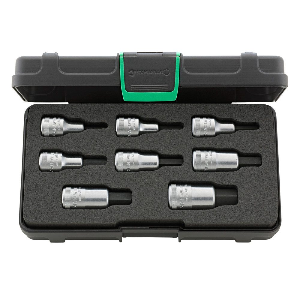 Stahlwille Торцевой ключ Innensechskanteinssatz-Set 1/2" Doppelsechskant Inhex-Satz 8-tlg.