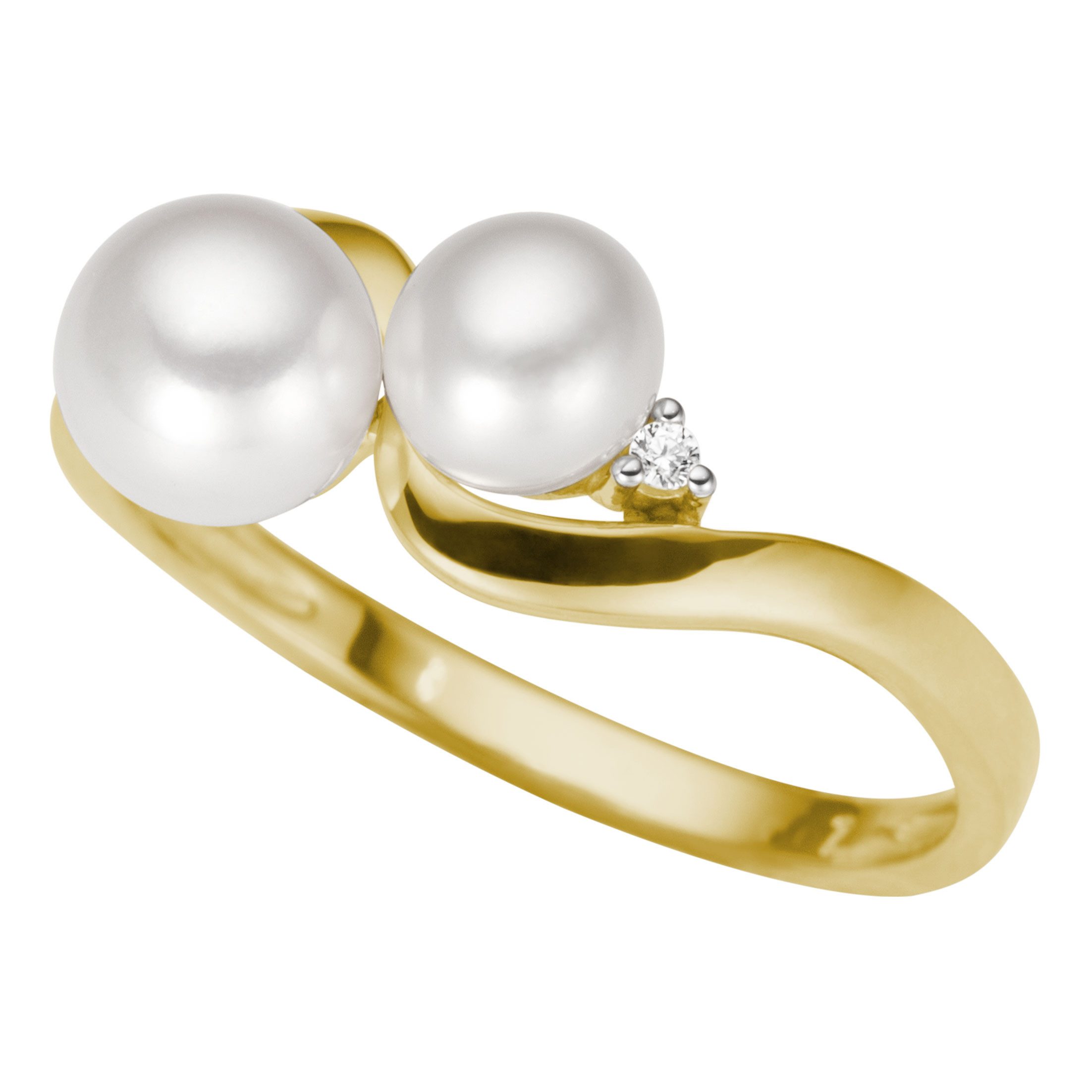 Fingerring Schmuck Geschenk Gold 375 Damenring Goldring Fantasie