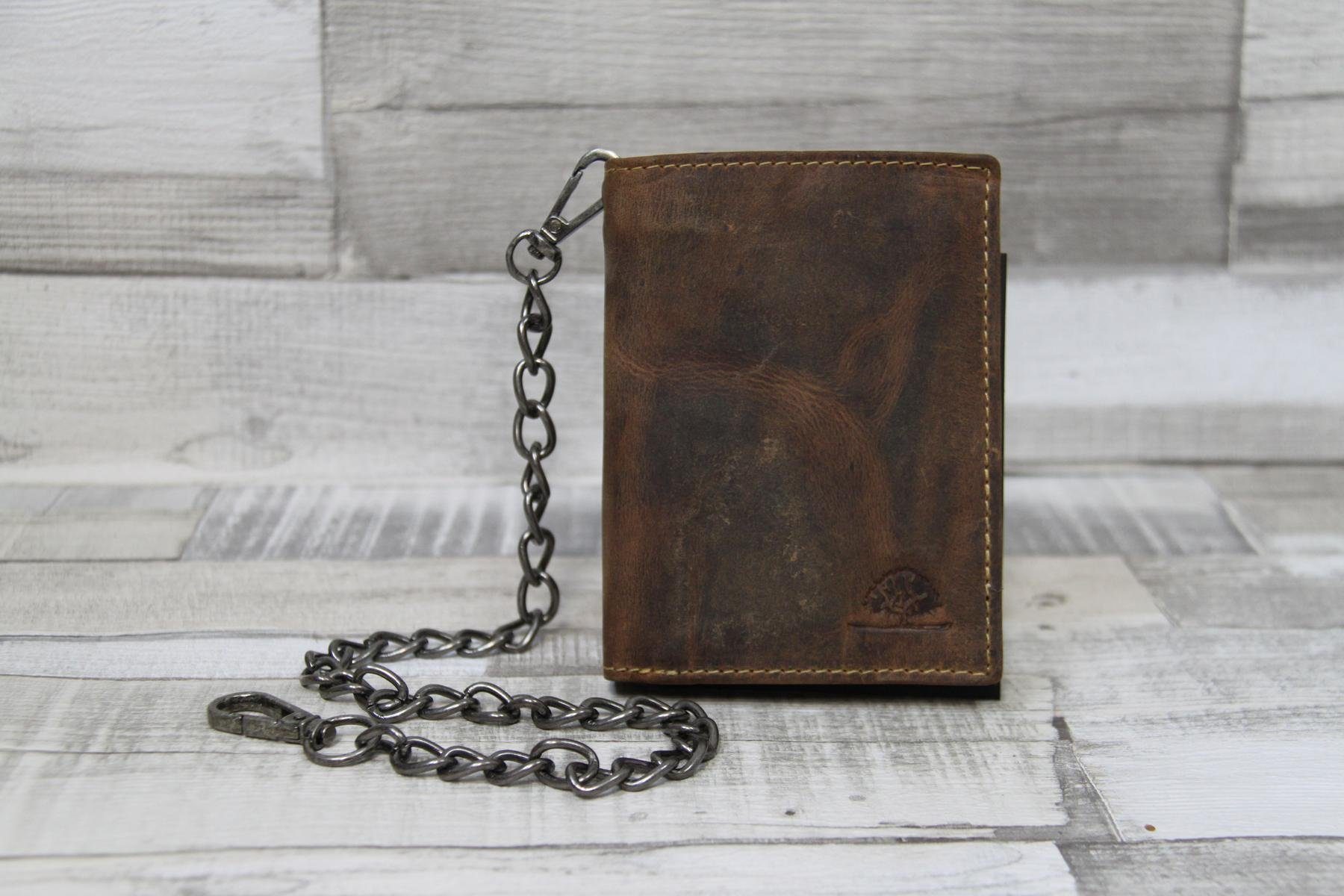 Greenburry Geldbörse Vintage Kombibörse "Save" Kette RFID Leder günstig online kaufen