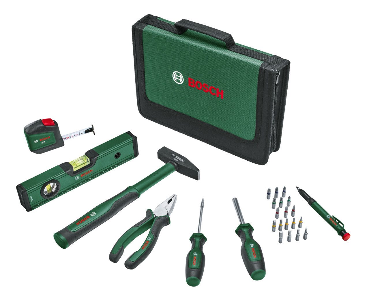 BOSCH Werkzeugset Bosch DIY Handwerkzeug-Set 25-teilig Universal
