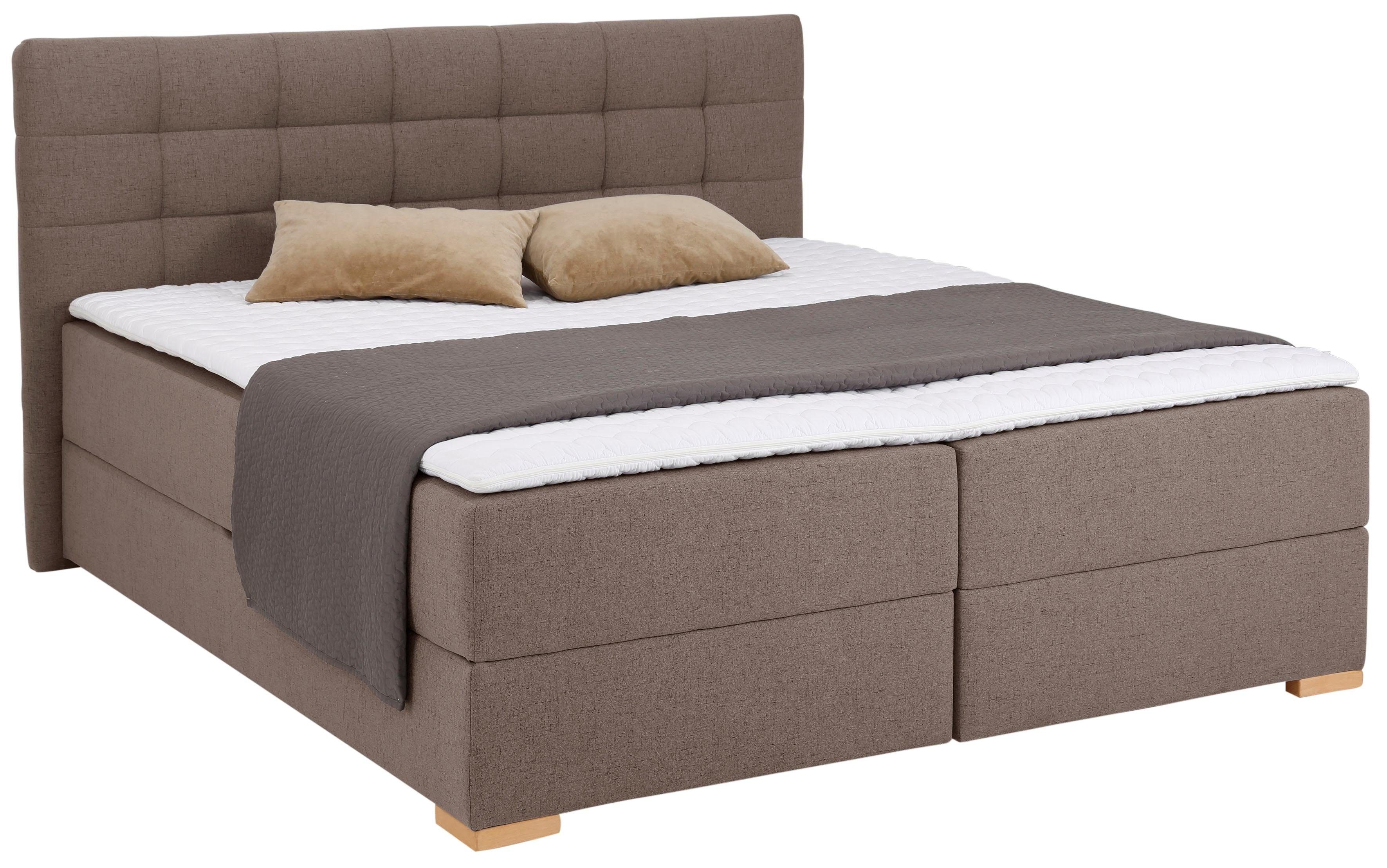 Home affaire Boxbett Olivet mit Bettkasten, in 4 Farben, 4 Breiten, 2 Matratzenarten, auch in Überlänge 220 cm